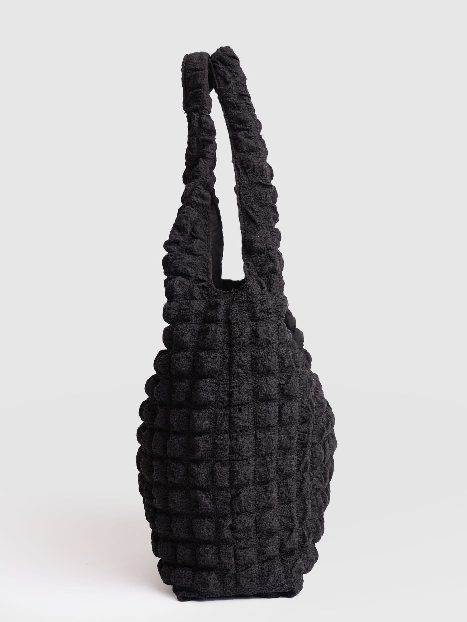 Soho Shoulder Tote Bag - Black - Image 5