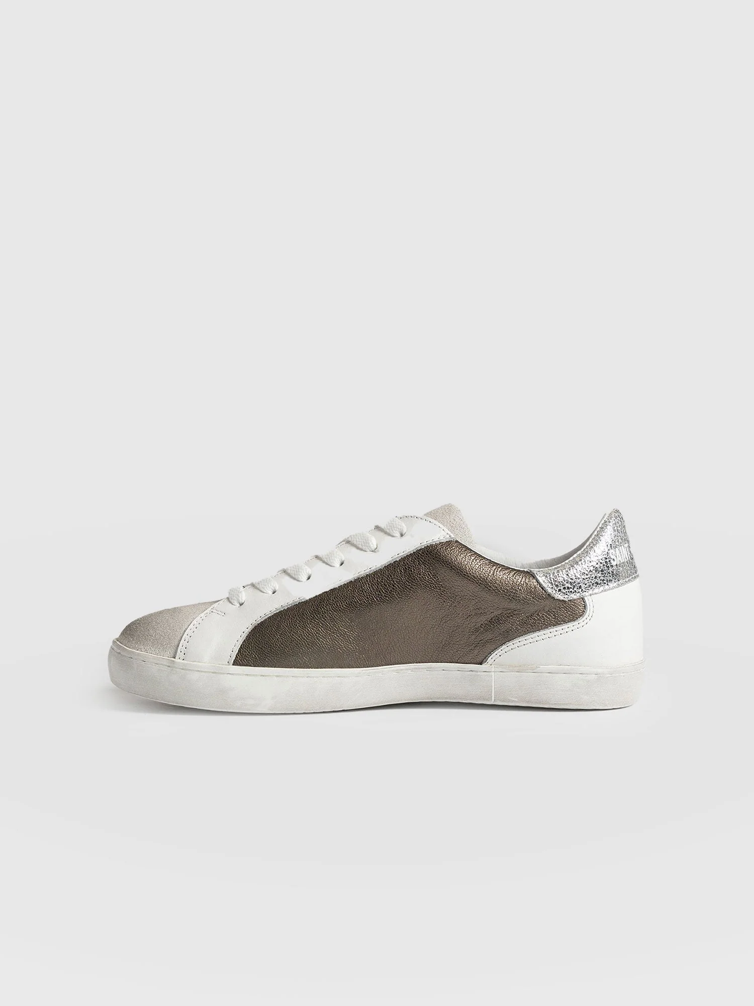 Spitalfields Trainer - Metallic Gold - Image 2