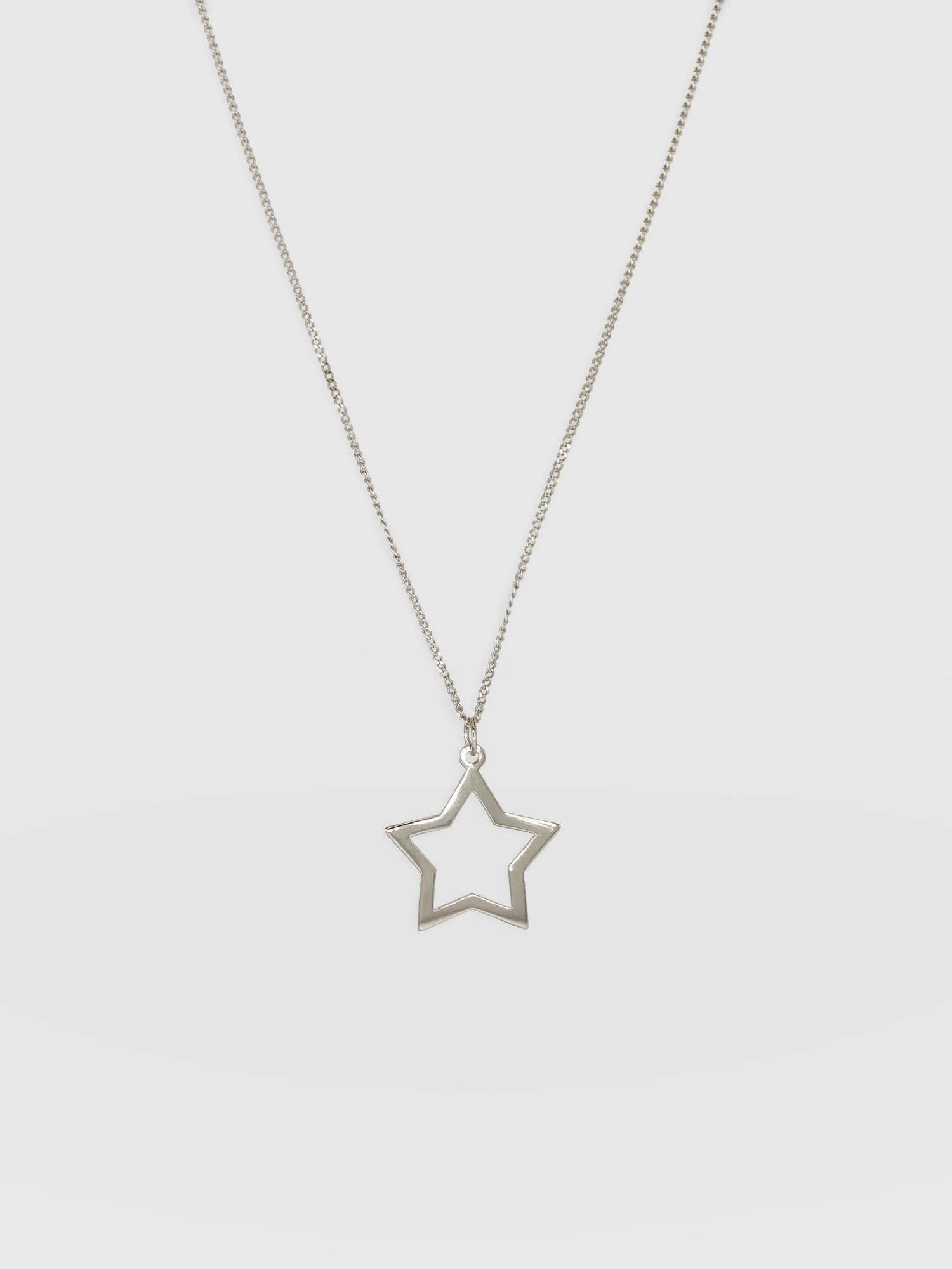 Star Necklace - Silver - Image 5