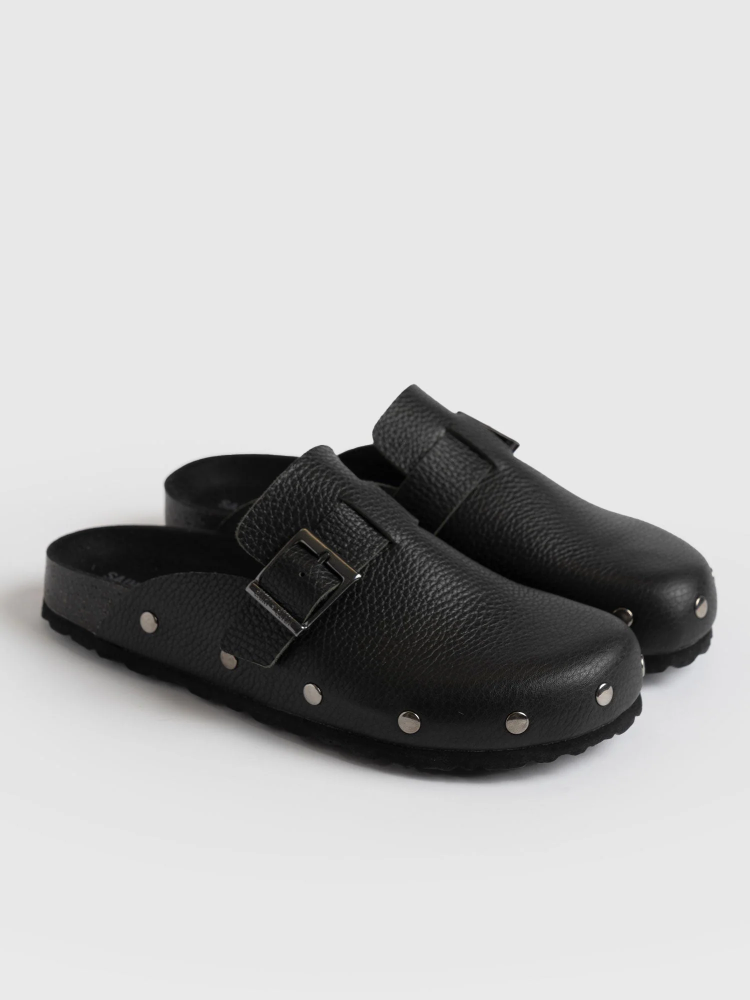 Studded Clogs - Black - Image 2