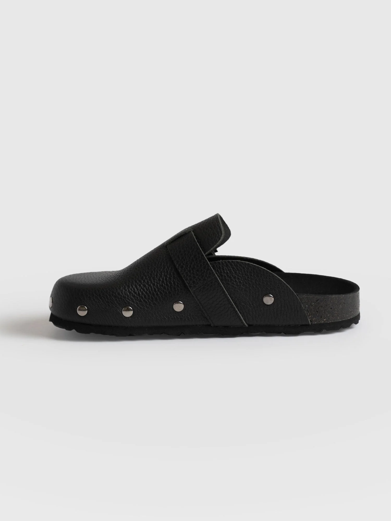 Studded Clogs - Black - Image 4