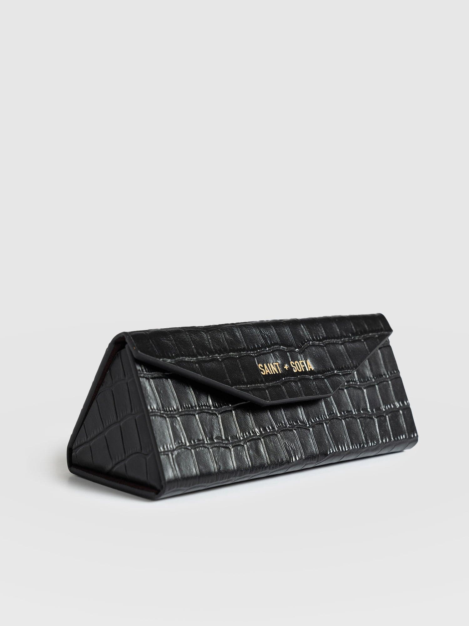 Sunglasses Case - Black Croc - Image 2