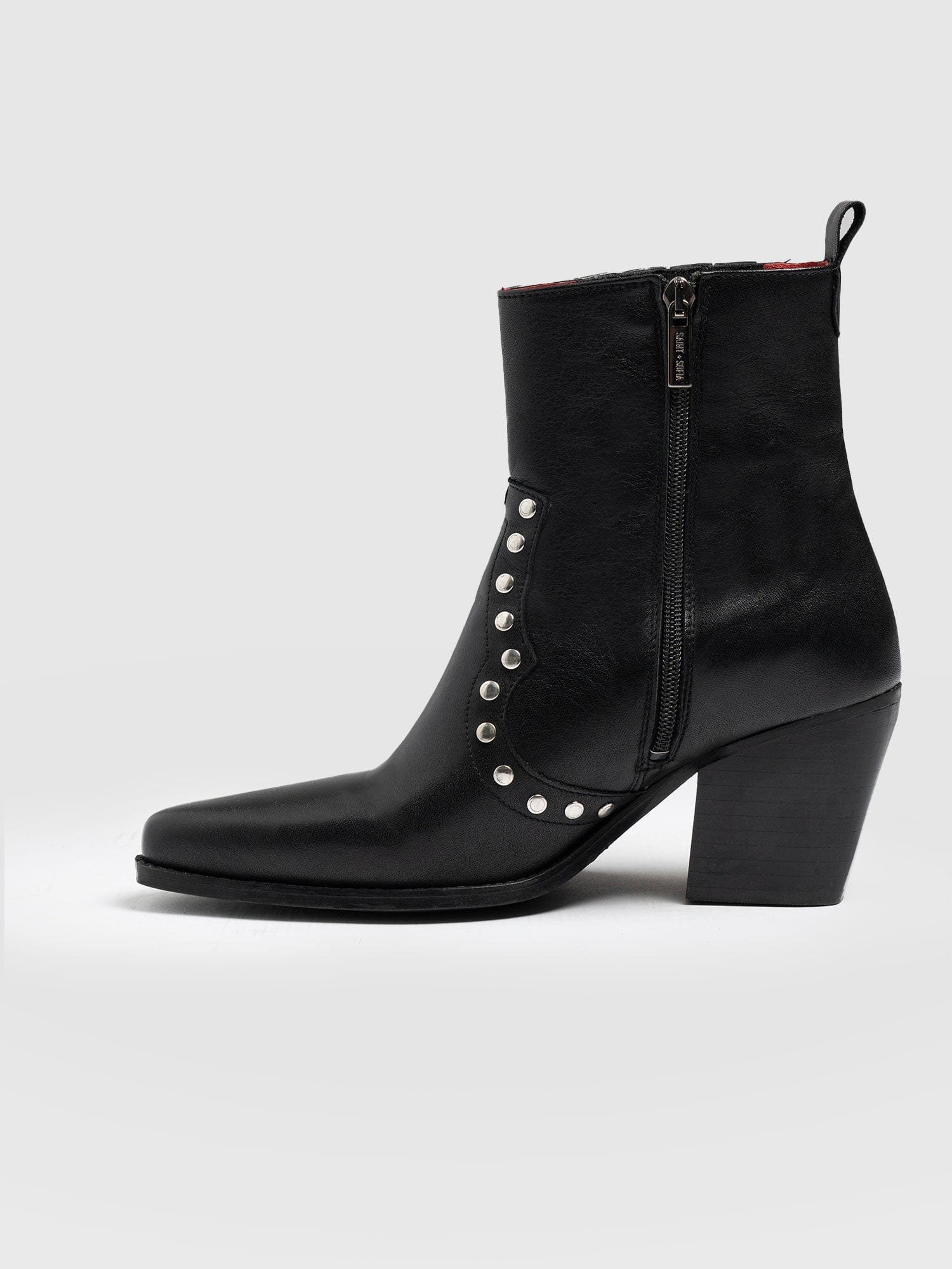 Texas Studded Boot - Black - Image 2