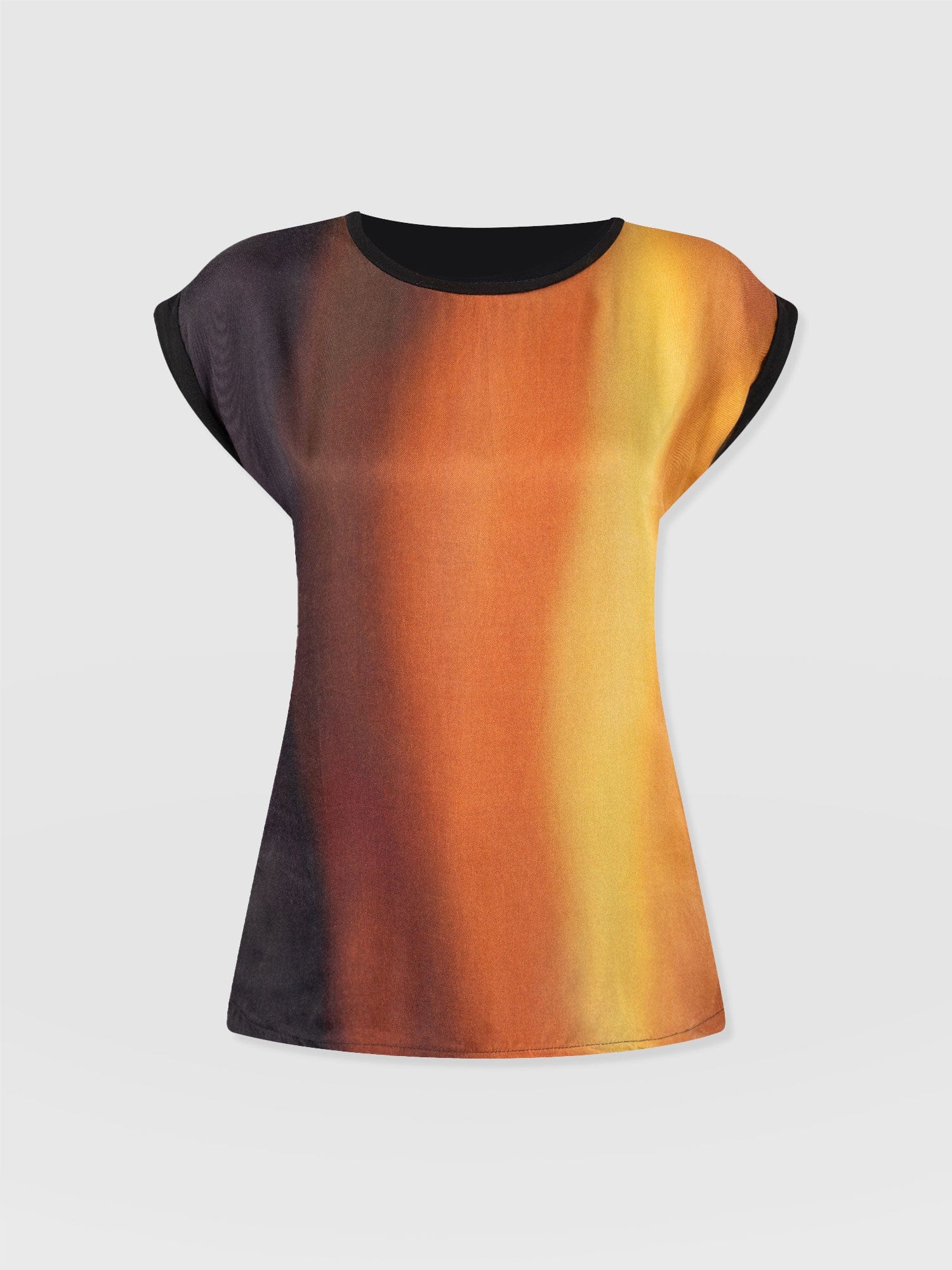 Turn Up Contrast Tee - Amber Gradient - Image 7
