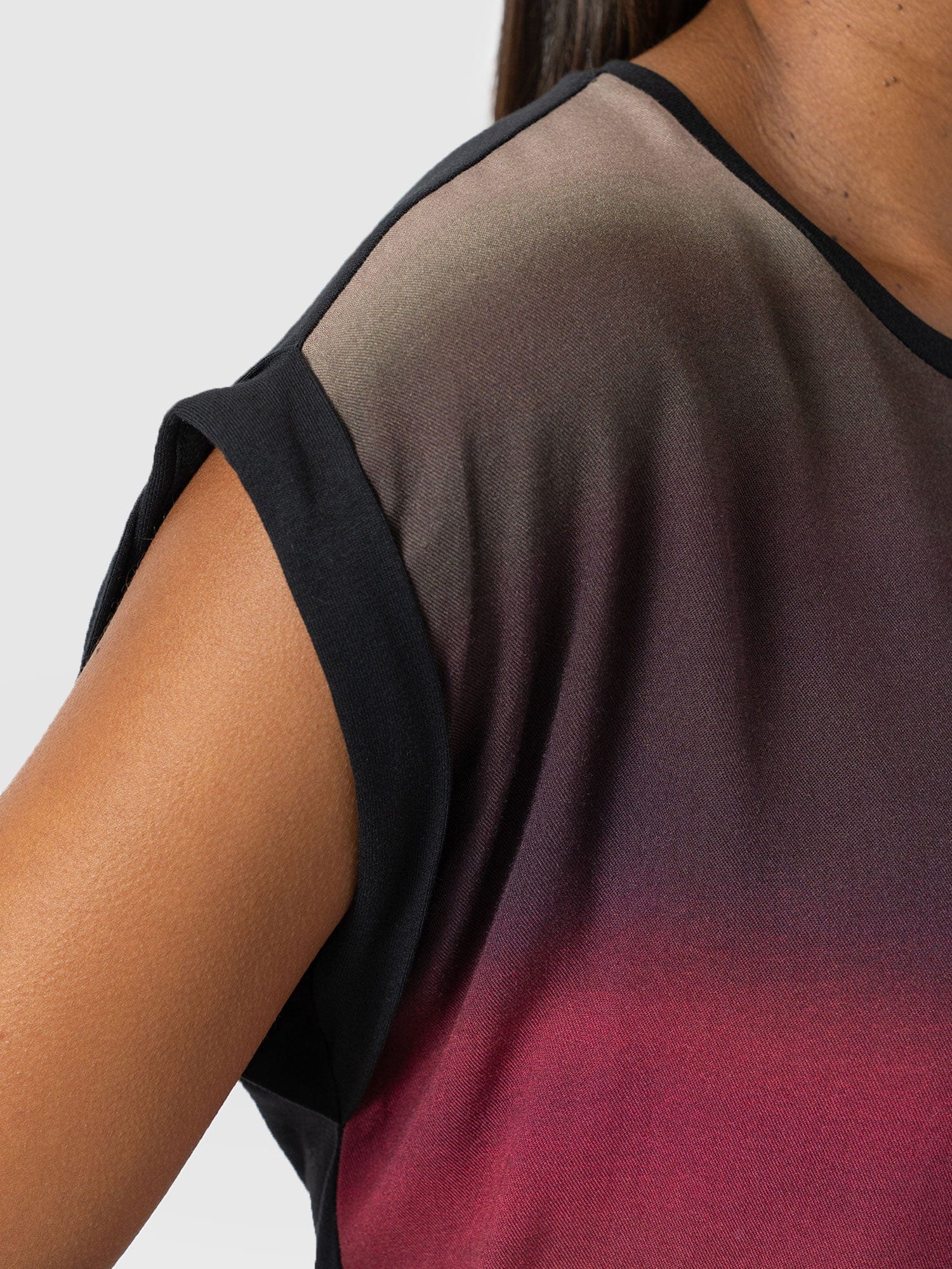 Turn Up Contrast Tee - Purple Gradient - Image 5