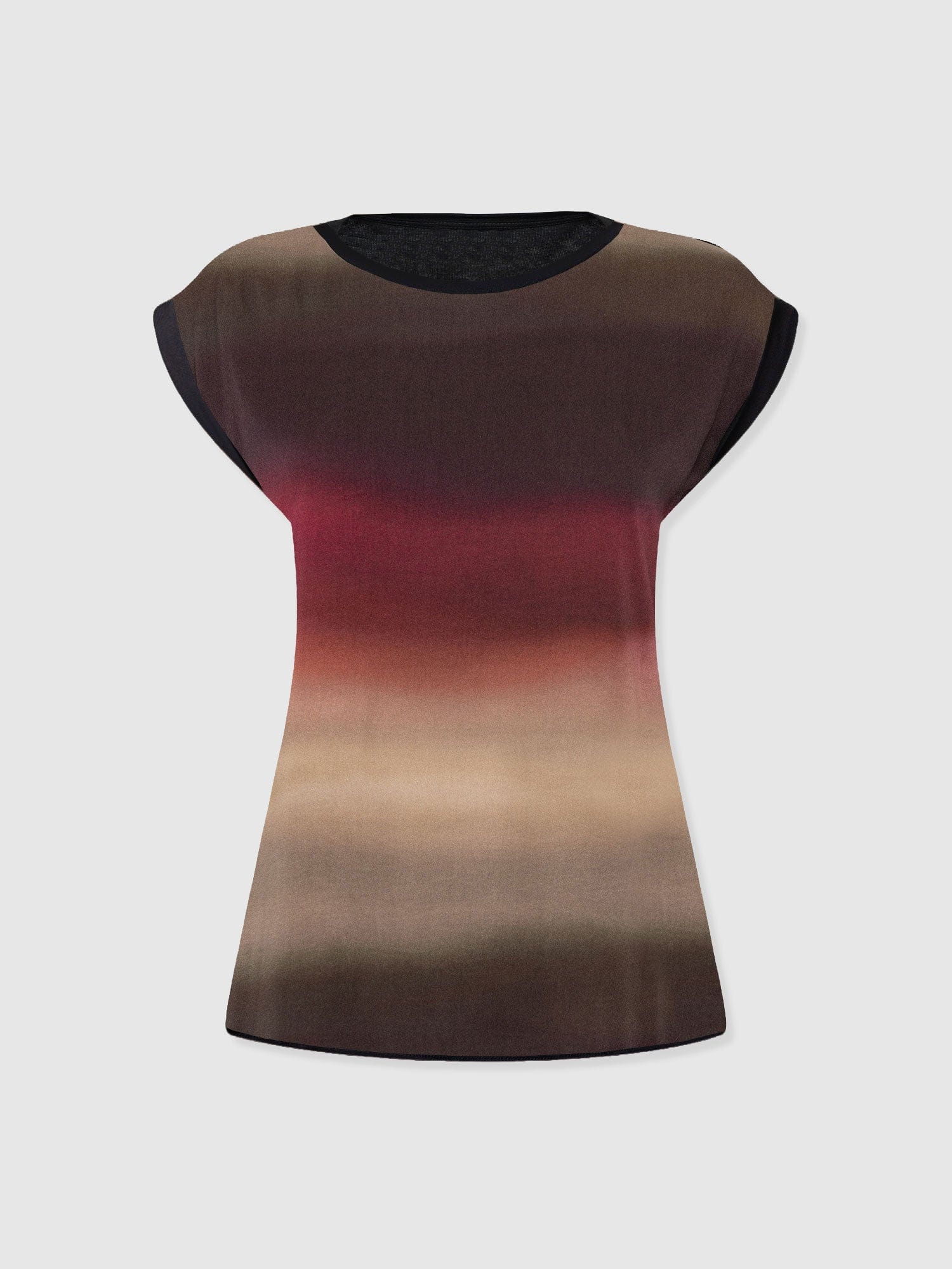 Turn Up Contrast Tee - Purple Gradient - Image 7