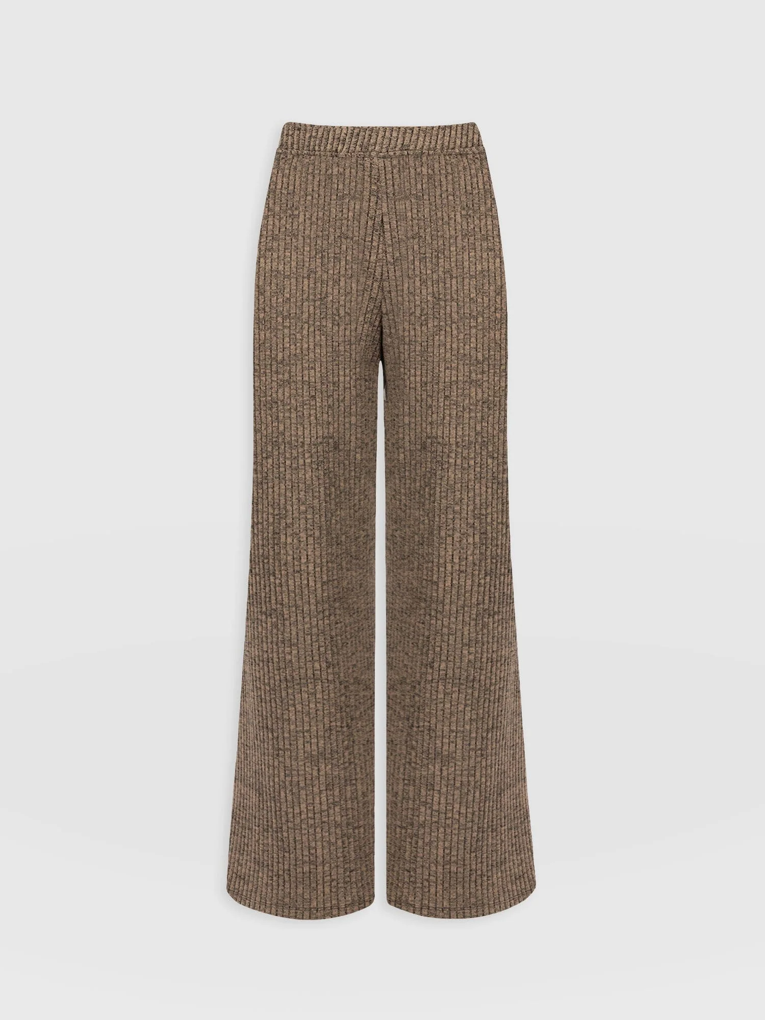 Victory Rib Wide Leg Pant - Beige - Image 7