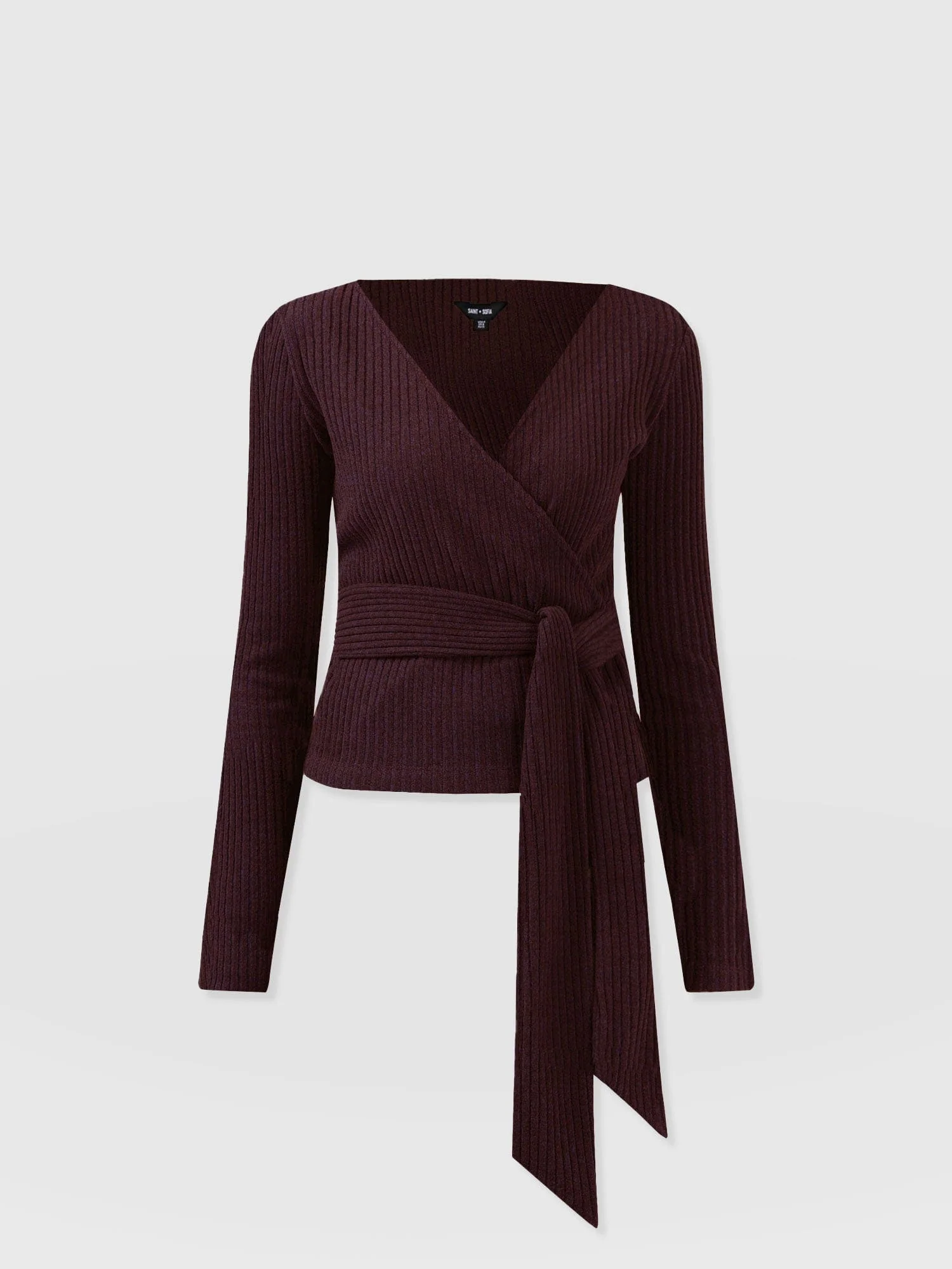 Victory Rib Top - Burgundy - Image 7