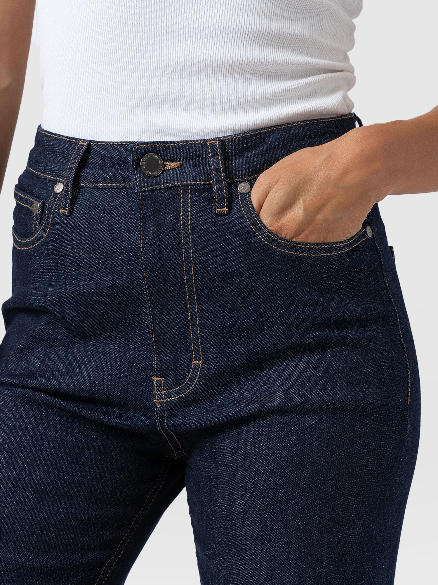 Wide Leg Jean - Indigo Blue - Image 3