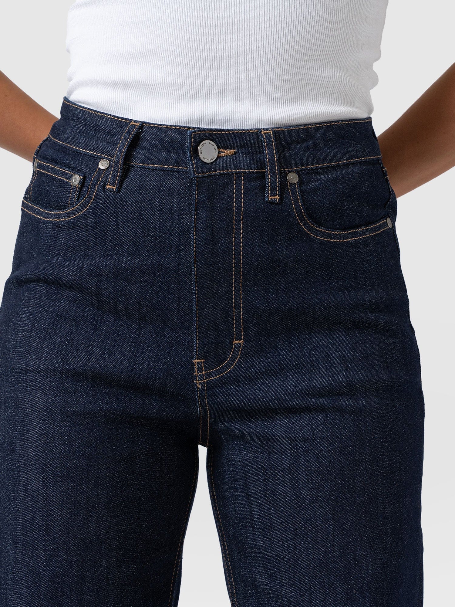 Wide Leg Jean - Indigo Blue - Image 5