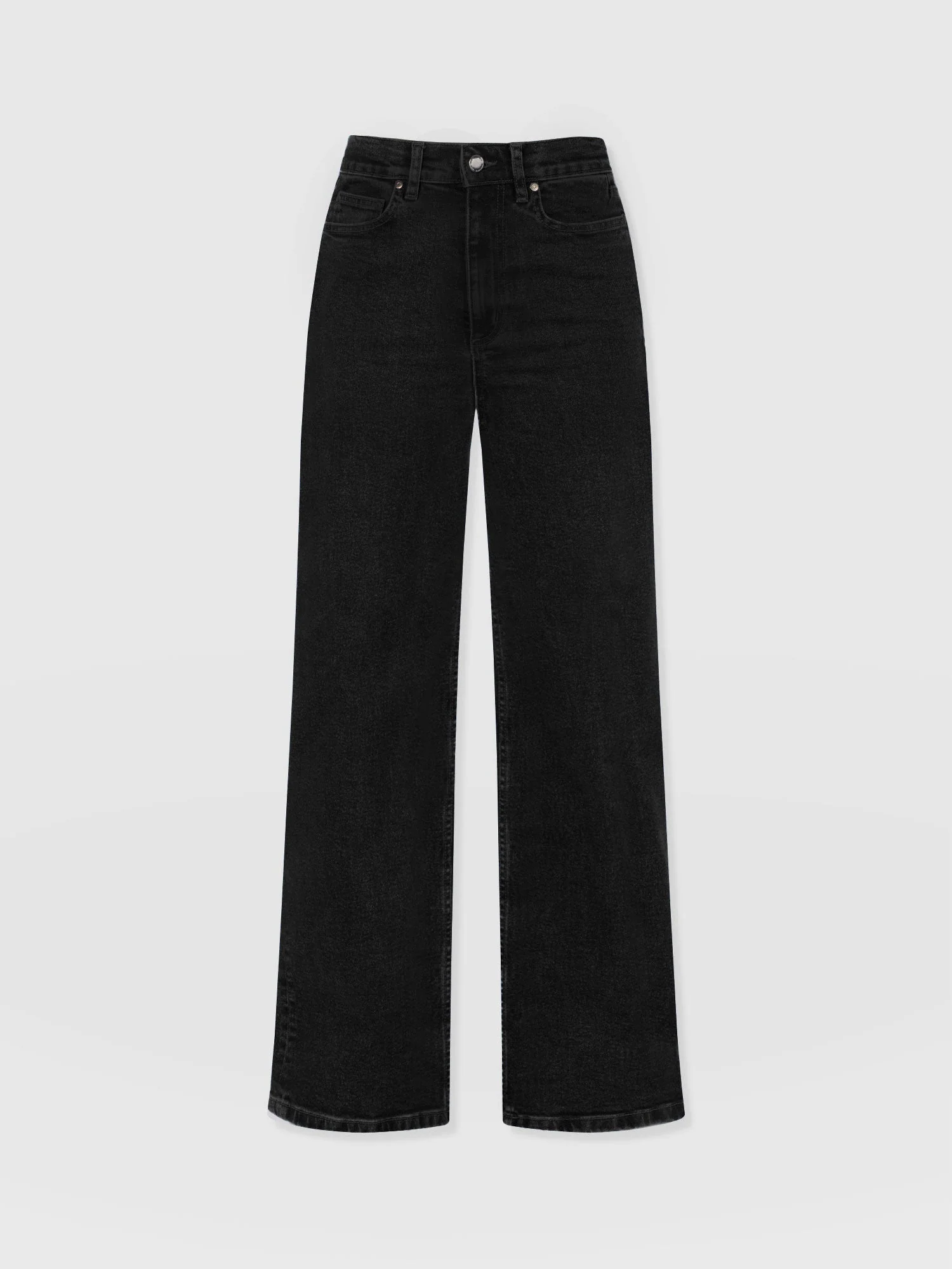 Wide Leg Jean - Black - Image 7